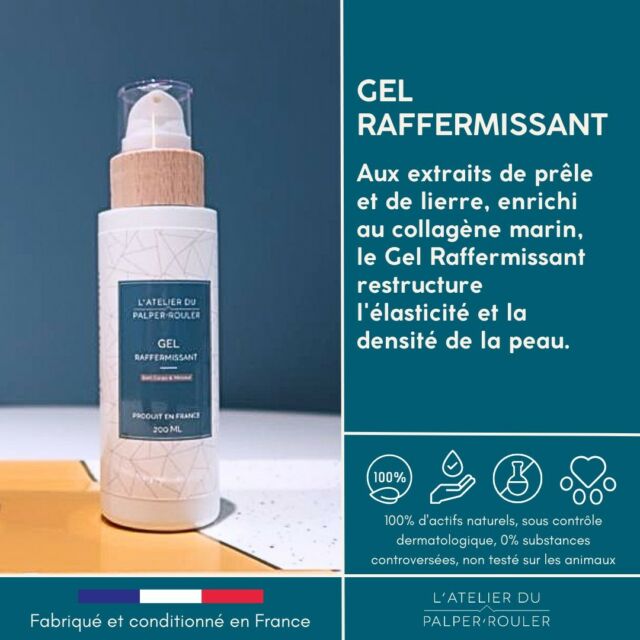 🌿FOCUS sur notre Gel Raffermissant 🌿Avec l'âge, la peau de notre corps perd en densité et en fermeté, elle s'amincit, devient plus terne et marque plus vite. Afin de repulper votre peau et lui redonner un aspect plus lisse, essayez le Gel Raffermissant de L'Atelier du Palper-Rouler.
.
📌extrait de Prêle : riche en silicium, il favorise l’élasticité des tissus.
📌extrait de Lierre : contient des saponines, actif minceur aux propriétés drainante et raffermissante.
📌Collagène marin hydrolysé : stimule la synthèse du collagène, pour favoriser la tonicité, l’élasticité et l’hydratation de la peau
.
RDV dans nos Ateliers pour tester notre Gel Raffermissant : lien en bio
.
#palperrouler #palperroulermanuel #cosmetique #gelraffermissant #fermeté #raffermissant #paris #paris1 #paris8 #cosmetiques #actifsnaturels #crueltyfree #anticellulite #actifminceur #drainant #atelierpalperrouler #latelierdupalperrouler #collagene #prele #lierre